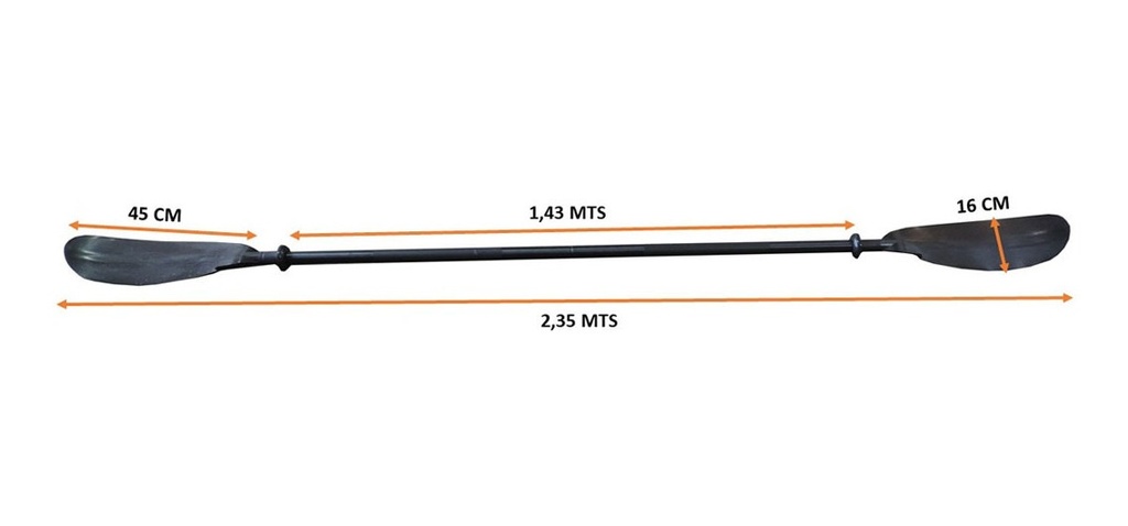 Bote Kayak Auge 1,80 Mts Con Remo Asiento Leash Agarraderas