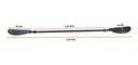 Bote Kayak Auge 1,80 Mts Con Remo Asiento Leash Agarraderas