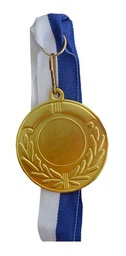[ML05ORO] Medallas Metal Oro Sin Correa